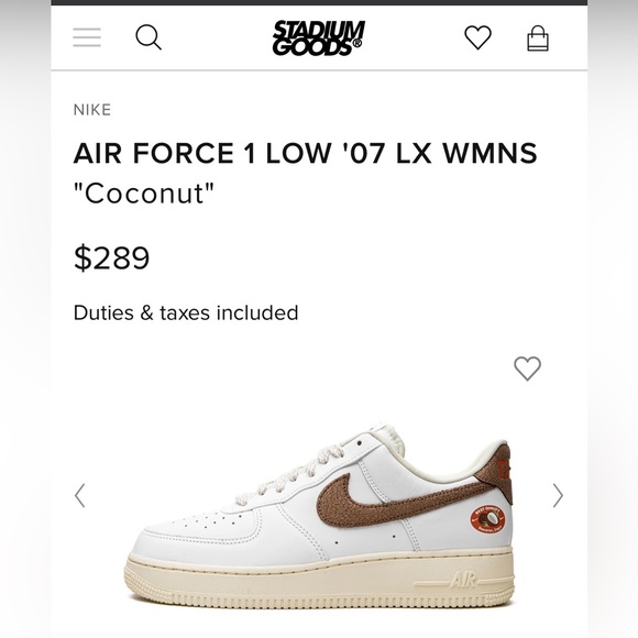 Nike Air Force 1 07 coconut low - Picture 4 of 7